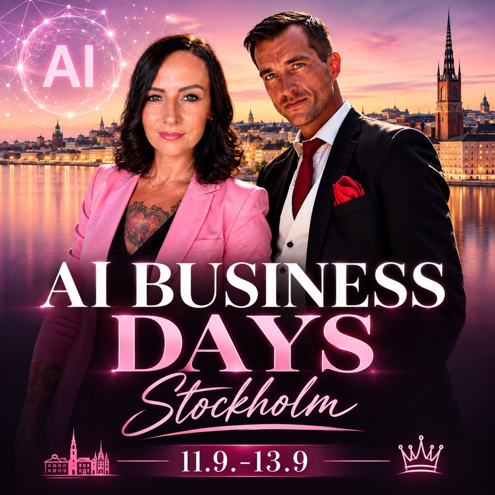 AI Business Days Stockholm mit Jennifer und Sebastian, 11. bis 13. September